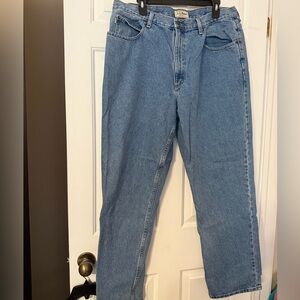 LL Bean Men’s Double L Relaxed Fit Medium Wash Jeans 38X32 Classic Rugged
